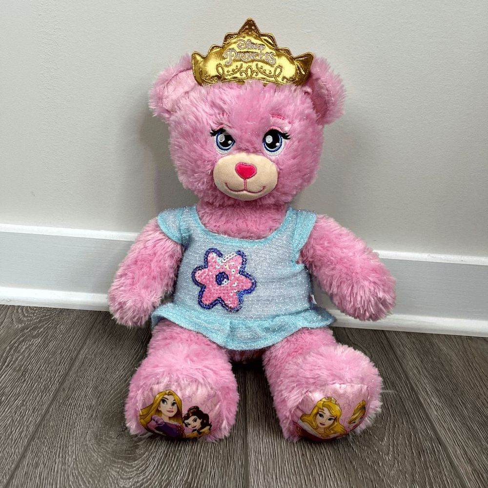 Disney Princess Build A Bear Workshop 17" Stuffed Plush‎ Bear